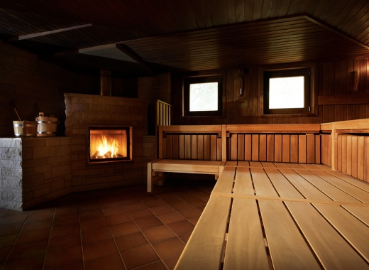 Bartholomäus-Therme Ausklapper Sauna Kaminsauna