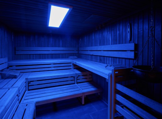 Blankenese Siena Sauna blau