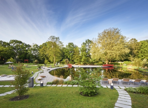 Bondenwald Ausklapper Sauna Japanische Garten