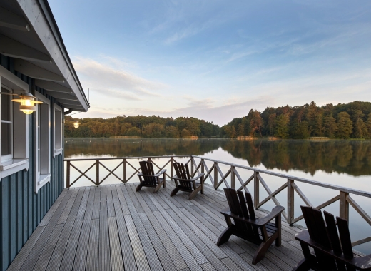 Midsommerland Ausklapper Sauna Seesauna Veranda