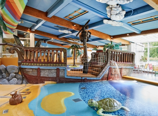 Parkbad Ausklapper Wasserspielplatz Schiff