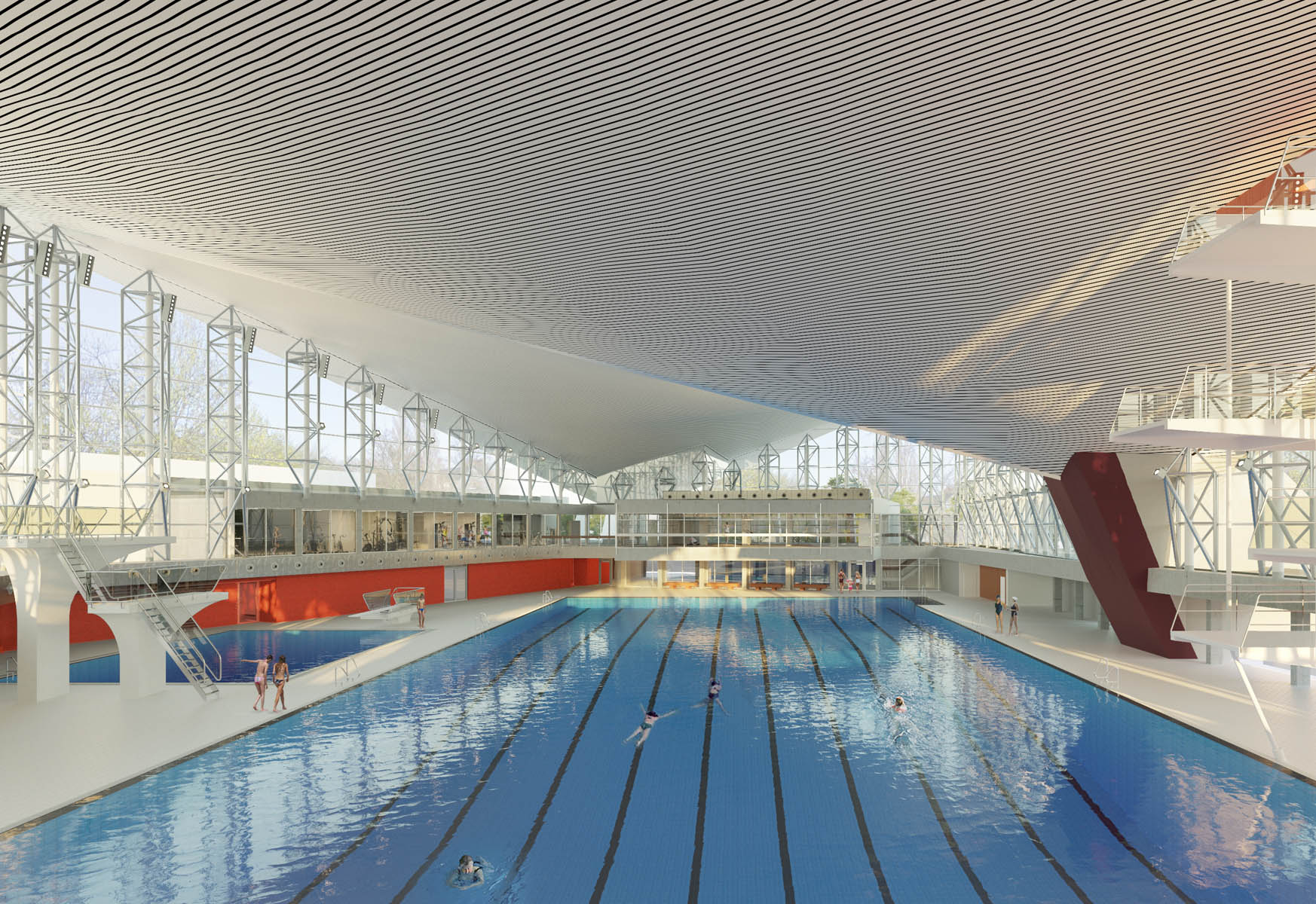 Bauplanung_sportschwimmhalle-westansicht