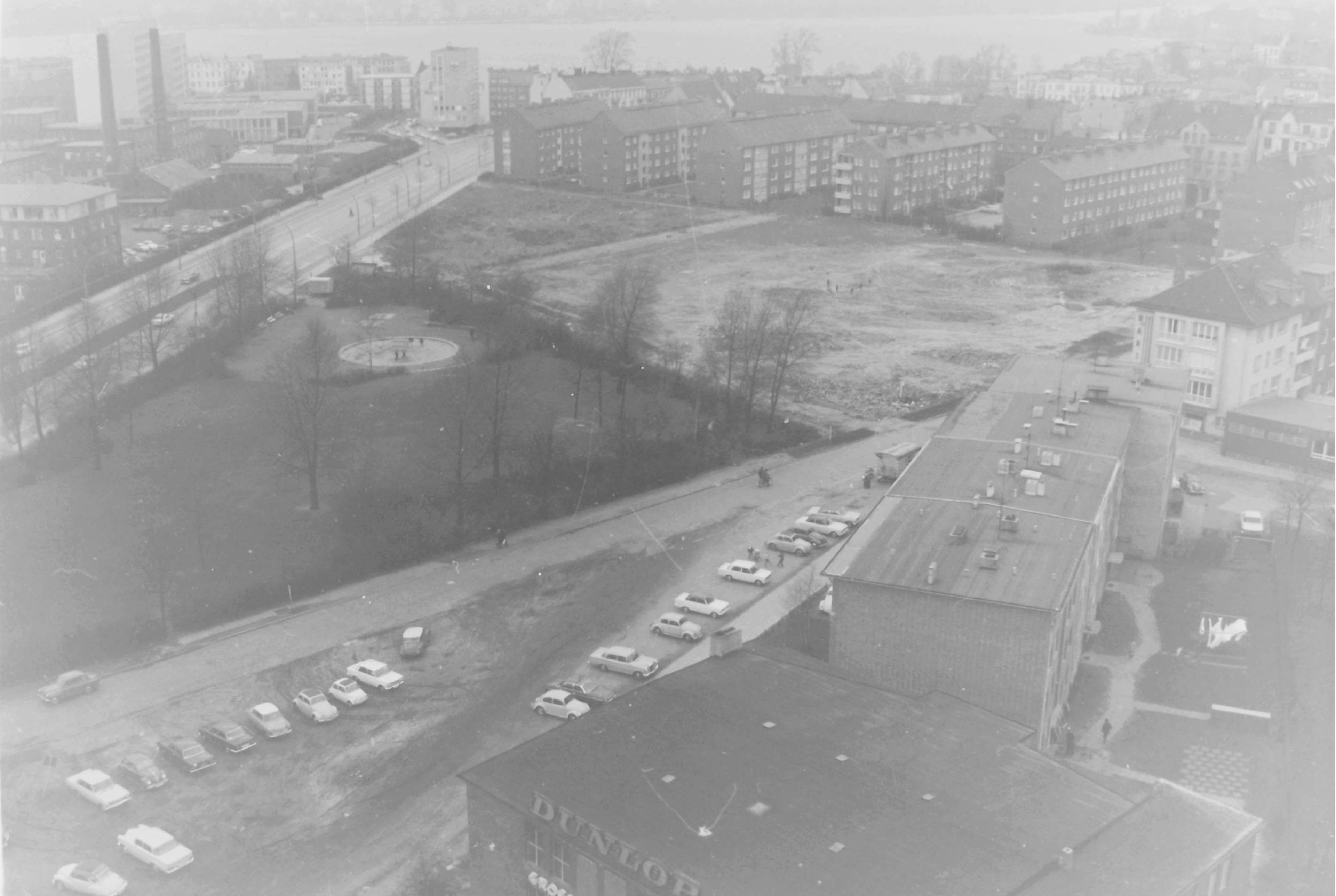 Blick auf den zukünftigen Standort an der Sechslingspforte in Hamburg-Hohenfelde.