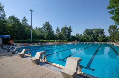 Billstedt Sommerfreibad Tribüne